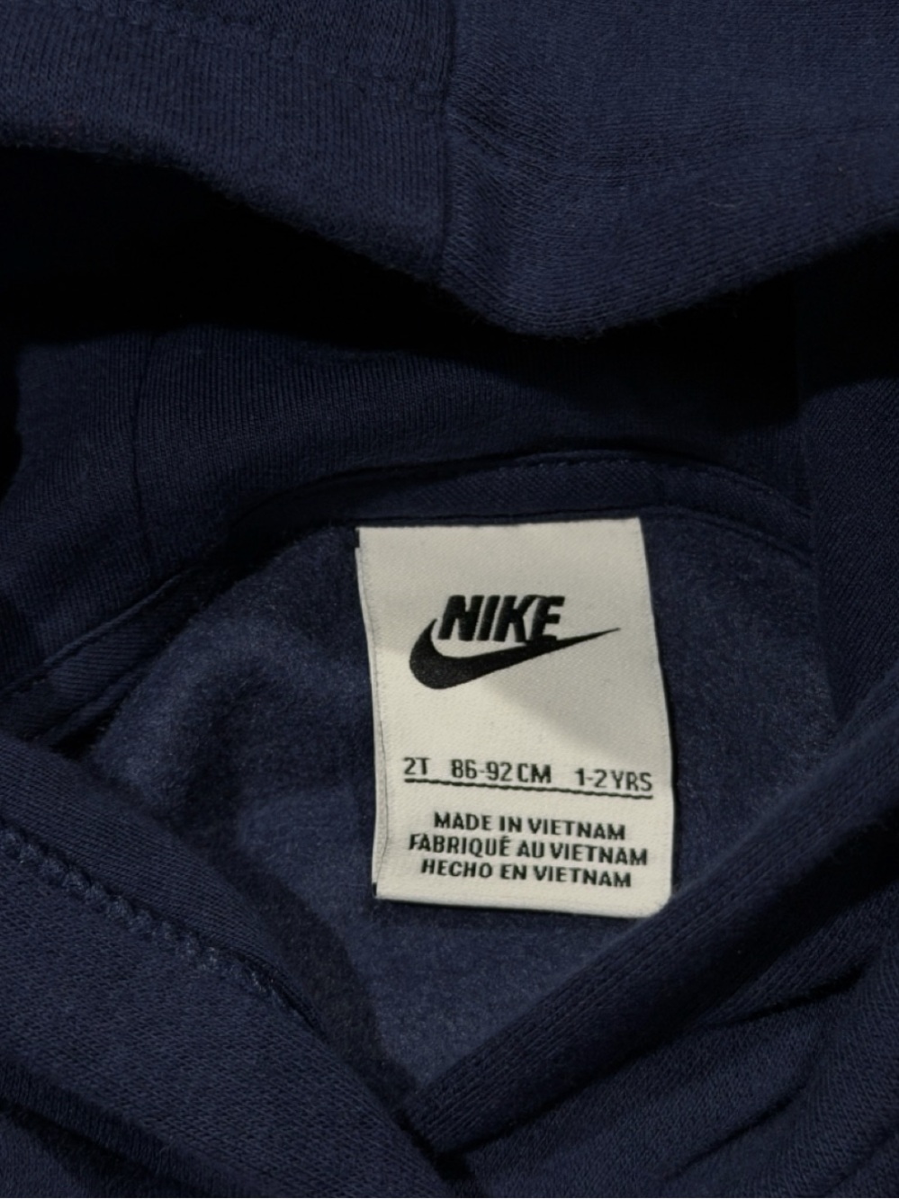 Nike Toddlers’ Navy Blue Hoodie & Joggers 2-Piece Set Size 2T (NWOT) - Picture 3 of 6